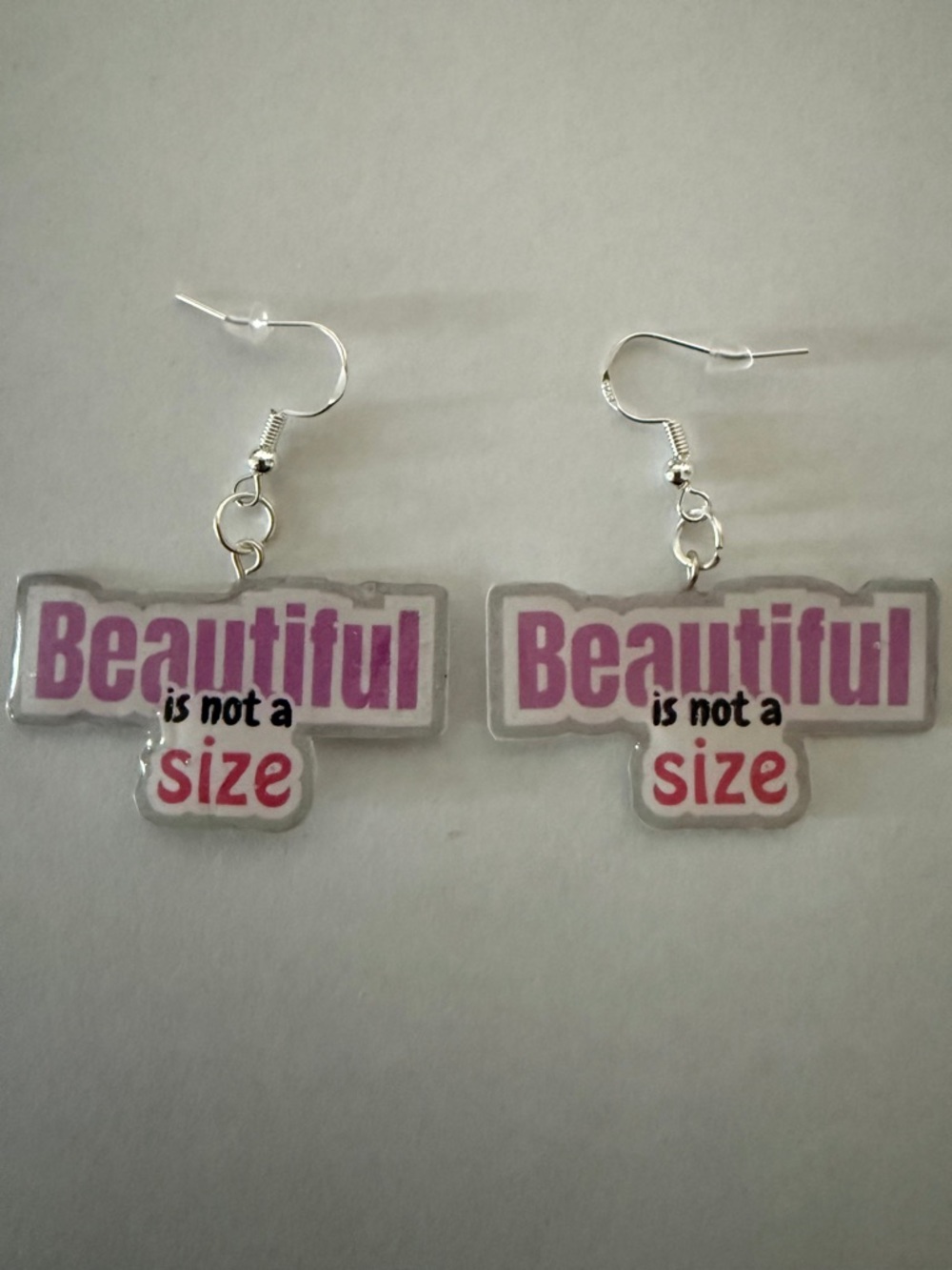 Beautiful is not a size earrings
SKU2293